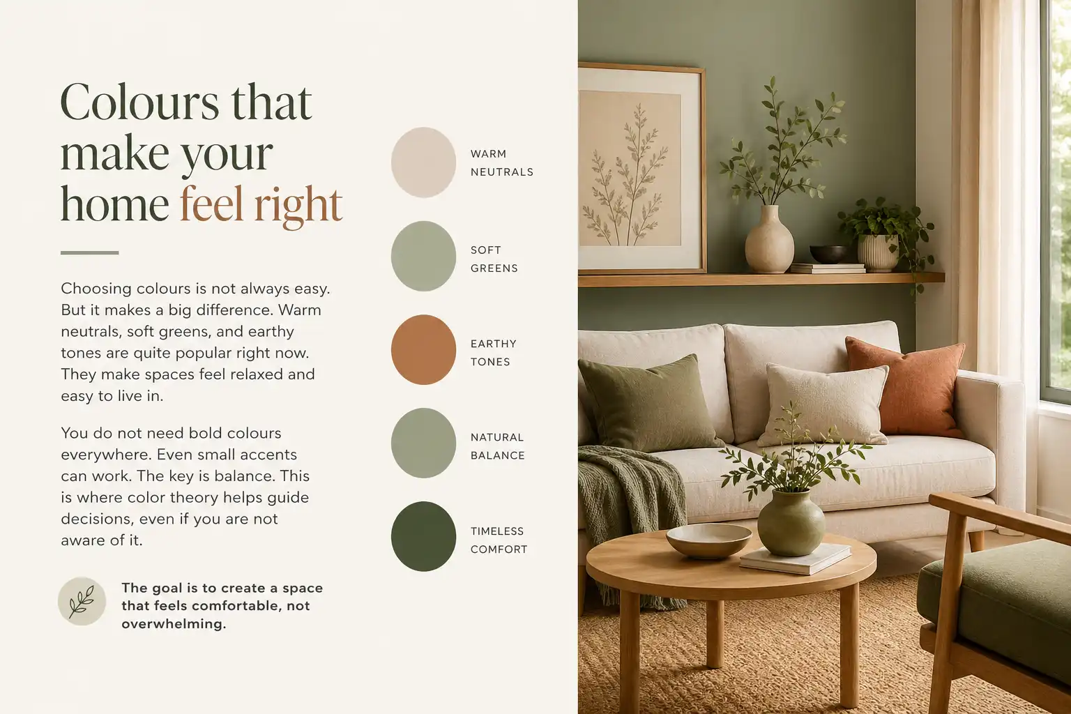 Colours that make your home feel right